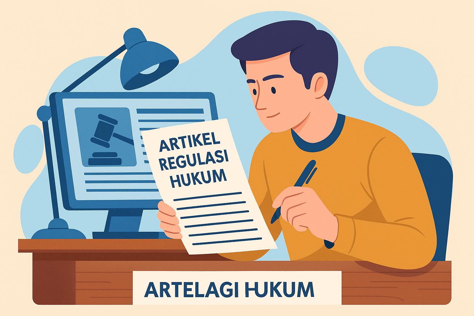 Ilustrasi artikel regulasi hukum