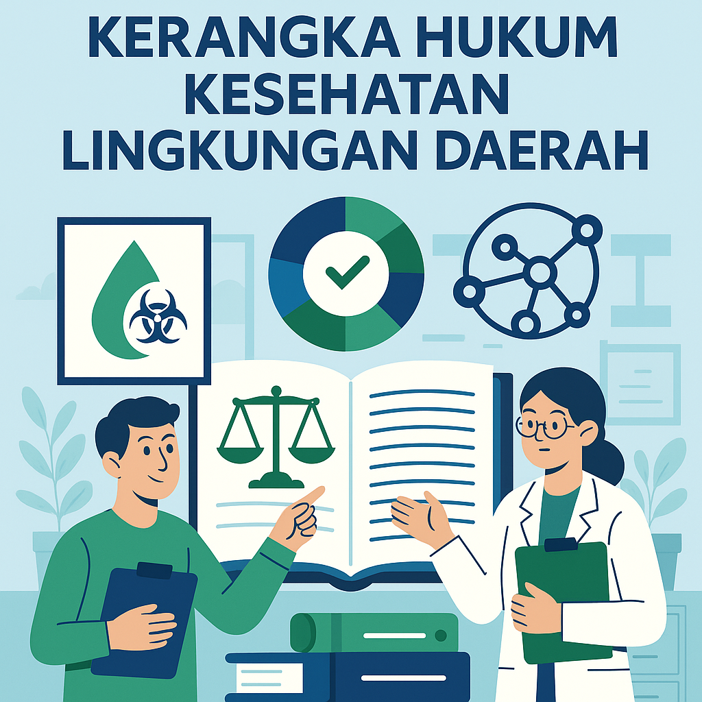 Ilustrasi kerangka hukum kesehatan lingkungan daerah