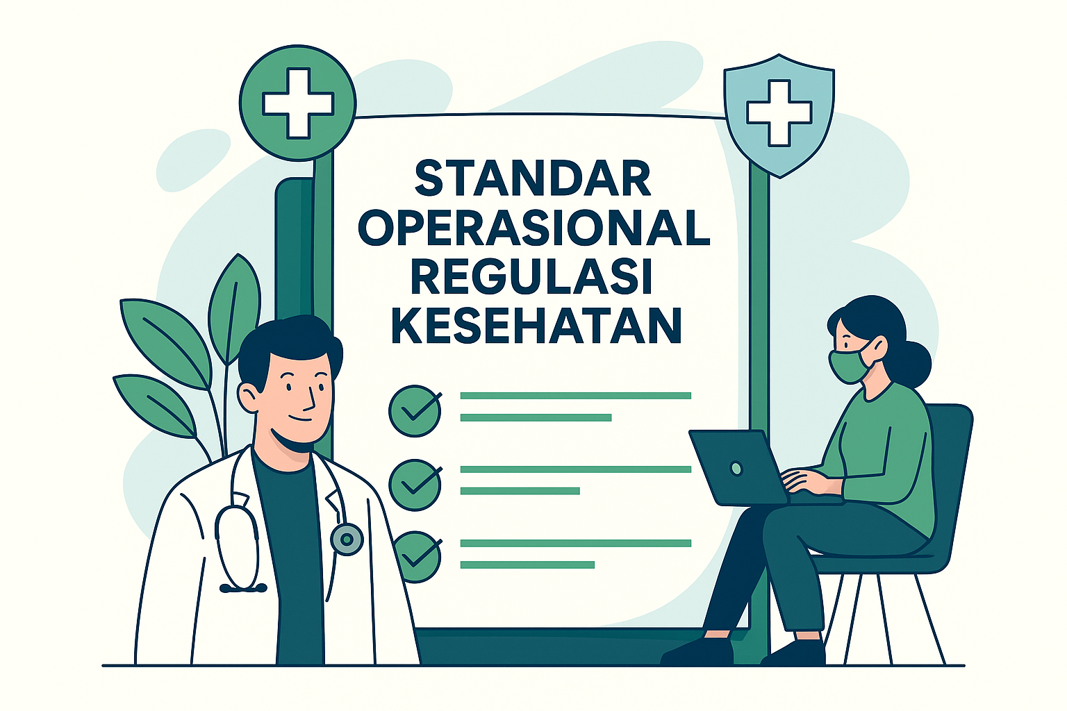 Ilustrasi standar operasional regulasi kesehatan
